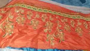 Beautiful Work Heavy Saree With Blouse
