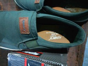 Sparx Green Slip-On Casual Shoes