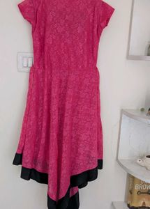 Pink Flared Dress