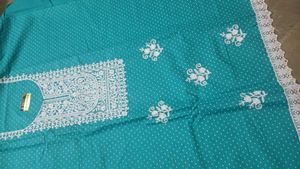 Unstitched Embroidered Salwar Kameez Suit