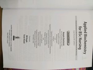 Applied Biochemistry For Bsc Nursing By Manjula Sh