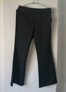 Korean Style Black Bootcut Trousers 😍