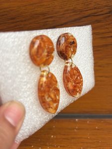 Floral Resin Earrings