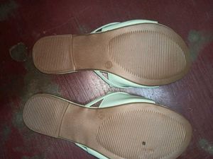 Floresent Green Slippers Zara