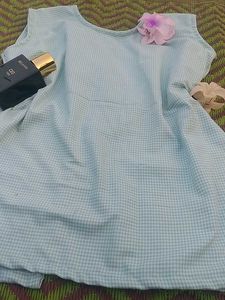 Cute Blue Sleeveless Top💙🎀