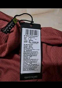 Turtleneck Ribbed Body on Dress