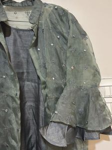 Elegant Kurta Set &amp; Shrug