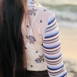 Striped Button-Up Top