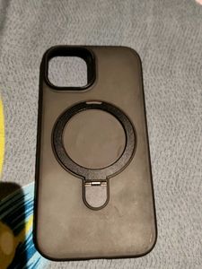 Premium Sleek Black Translucent Iphone 15 Cover Wi