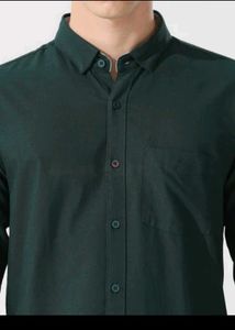 Dark Green Casual Shirt