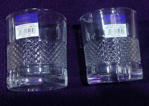 💥Brand New Crystal Whiskey Glasses Set of 2