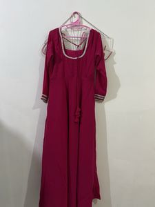 Elegant Ethnic Pink Anarkali