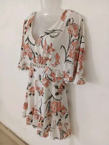 Floral Print Mini Dress