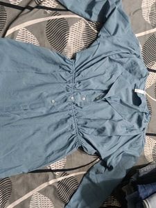 Blue Dress Top Shirt