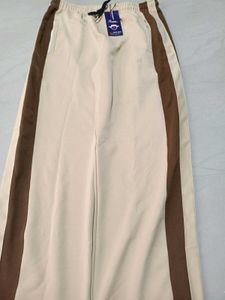 Beige Casual Track Pants