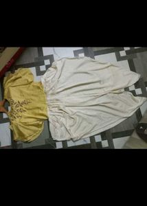 Embroidered Yellow Suit