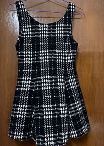 Checked Mini Dress