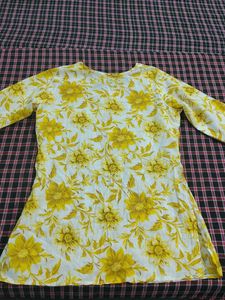 Floral Print Kurta