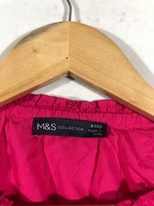 Dark Pink A-Line Dress(Women’s)