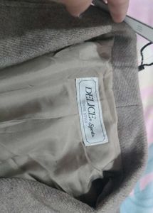 Elegant Grey Cropped Blazer