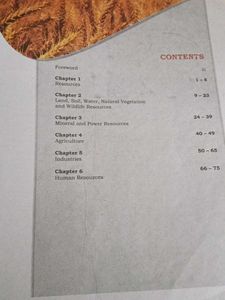 Resources And Development Class 6