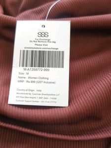 Stylish Brown Off-Shoulder Top