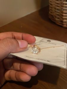 Promise Ring Elegant Circle Pendant Necklace
