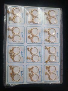 Gold Tone Hoop Earrings