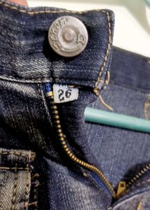 Vintage Washed Black Cargo Denim Capri
