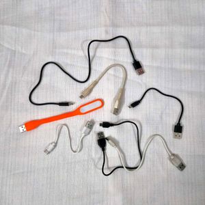 USB Light and Accessories Cables.