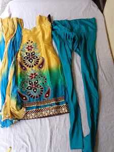 Gota Pati Embroidered Suit Set