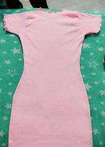 New Pink Midi Dress For Girls