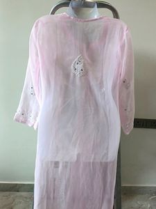 Chickenkari Georgette Kurti