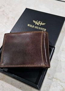 WILD HUNTER LEATHER WALLET ( COFFEE CRUNCH )