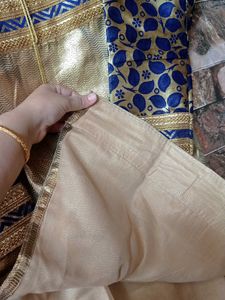 Rich Gold &amp; Navy Blue Wedding Suit