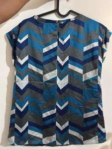 Van Heusen Geometric Print Blouse