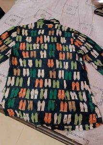 Patterned Long Sleeve Shirt