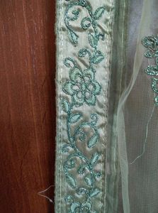 Mint Green Embroidered Lehenga Choli Set