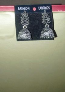 Earrings Silver Jhumki