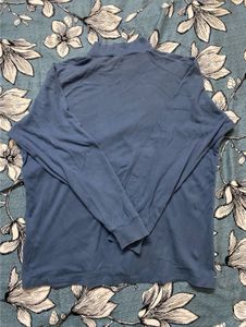 Uniqlo Soft Touch Mock Neck Long Sleeve T-Shirt