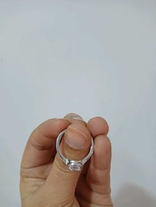 New Silver Ring With Packaging
