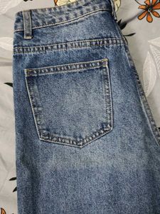 Wide Leg Denim Jeans