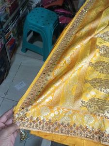 Elegant Yellow Saree