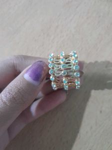 925 Silver 2 In 1 Ring Bracelet