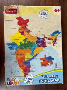 India Map Floor puzzles