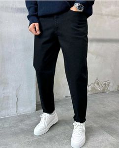 Men's Black Straight Leg Pants