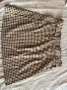 Plaid Mini Skirt