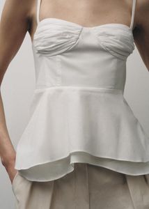 Zara Linen Blend Top