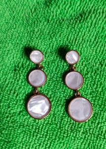 Elegant Mother of Pearl Drop Earrings