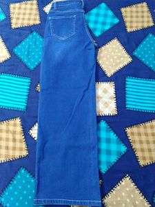 Blue Wide Leg Jeans